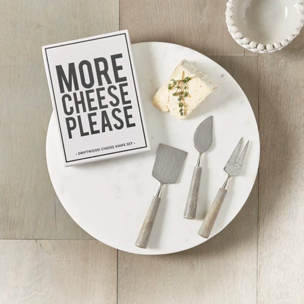 More Cheese Please - Driftwood Cheese Knife Set